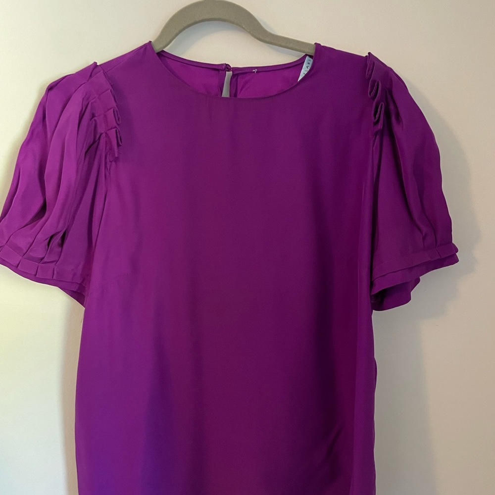 Vibrant hyacinth colored Blouse